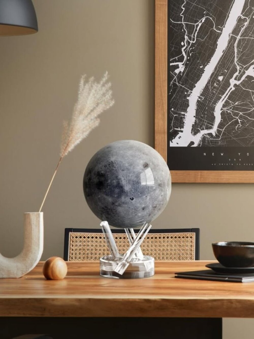 MOVA Rotating Moon Globe 4.5"- NEW in box